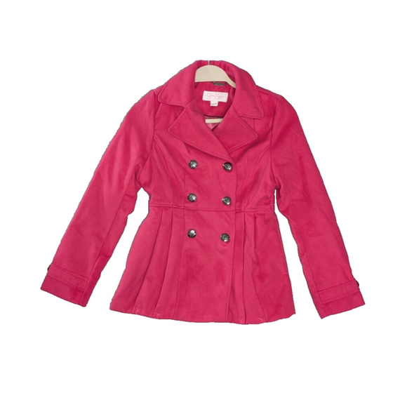 Jessica Simpson Girls Size XL 14/16 Coat Jacket Pink formal party barbie - Picture 1 of 7